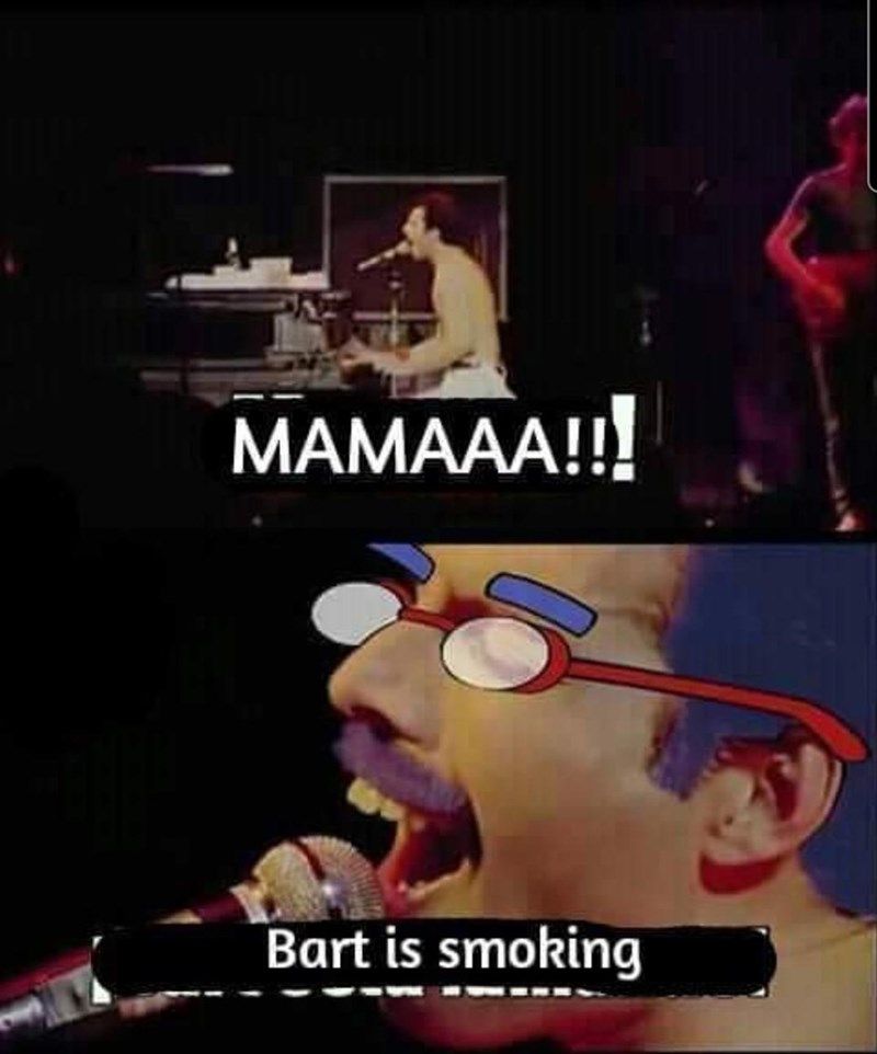 Light - MAMAAA!! Bart is smoking